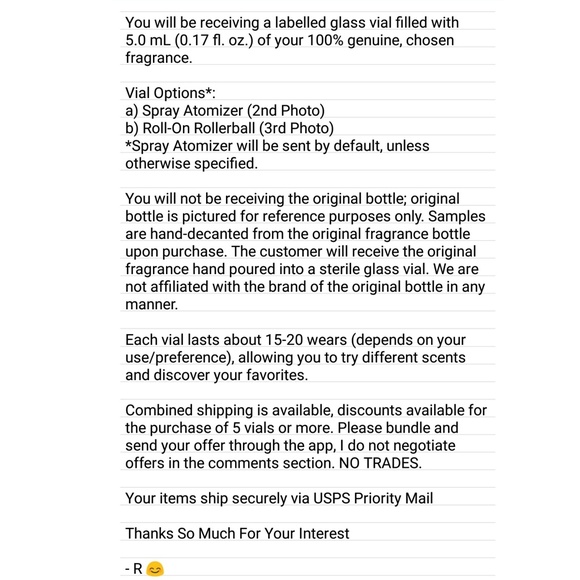 🍊Oscar De La Renta Rosamor 5mL EDT Sample Vial🌲 - Picture 4 of 8